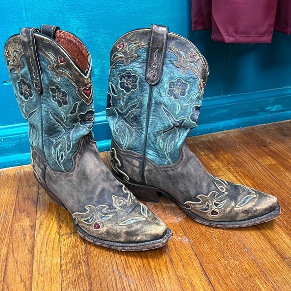 Dan Post Shoes - Dan post bluebird western boots size 9 gorgeous and great condition Yellowstone